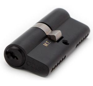 Cilindro llave-llave negro 70 mm