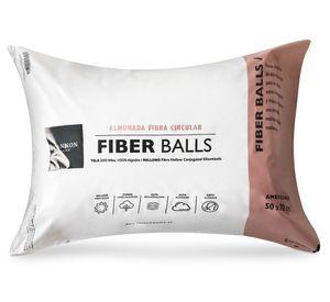 Almohada Fiber ball blanco 50x70 cm 2 un.