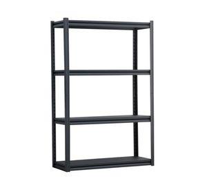 Estante 4 repisas negro 152x80x35 cm