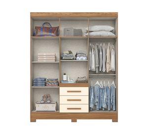 Clóset Cloe 6 puertas 3 cajones off white