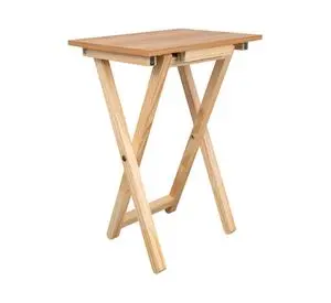 Mesa plegable Otis 65.7x47.9x35 cm fresno europeo