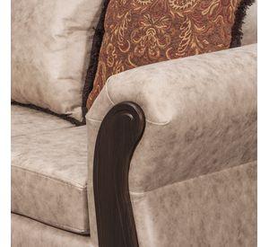 Juego de Living 3 2 Sofia PU Beige