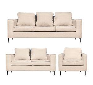 Living Urbano 3-2-1 Beige resorte pocket