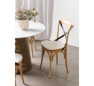 Silla Veracruz Con Cojín Natural Sh