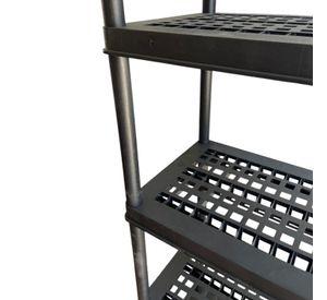 Estante Plástico 91x45x183 cm. 5 Bandejas removibles