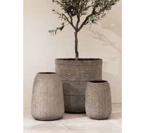 Macetero Huaquen Gris Xl