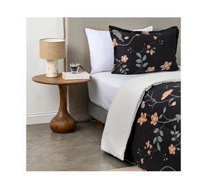 Plumón Elisse negro 1.5 plazas