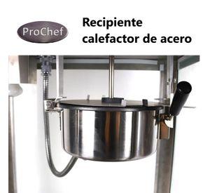 Máquina Pop Corn o Cabritas con Vitrina Mantenedora