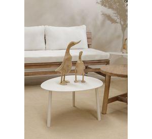 Mesa De Centro Baule Blanco M