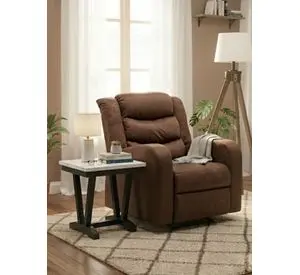 Berger Reclinable Living Masajeador + Mesa Lateral Blanca