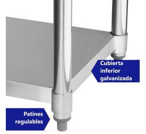 Meson Centro ECO Acero Inoxidable 240x60x85 cm.