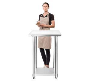 Meson Centro ECO Acero Inoxidable 60x60x85 cm