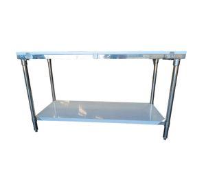 Mesón de Corte 150x60 cm. Acero Inox. Cubierta Plástica