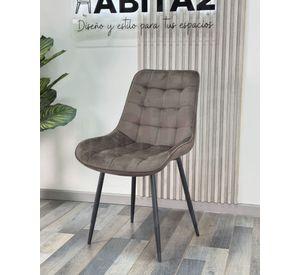 Pack 2 Sillas De Comedor Terciopelo Cuadros
