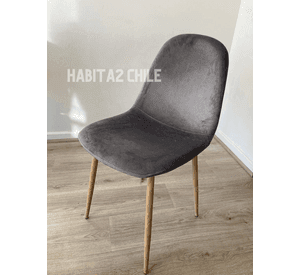 SILLA PARA COMEDOR TERCIOPELO METAL TRENDY TOP
