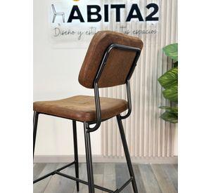 SILLA DE BAR ACOLCHADA 68 CM COFFEE