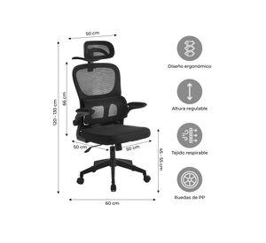 Silla de escritorio y Oficina Ergonómica Syra Ergonomus