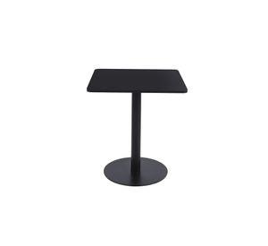 Mesa restaurant 70x70 Tubo Metal cubierta MDF
