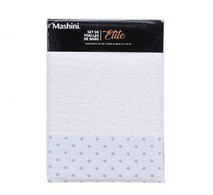 Set 2 toallas Elite 450 Blanco