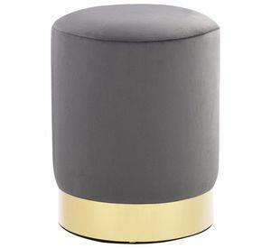 POUF OLIVIA DE TERCIOPELO PUFF PARA LIVING ELEGANTE