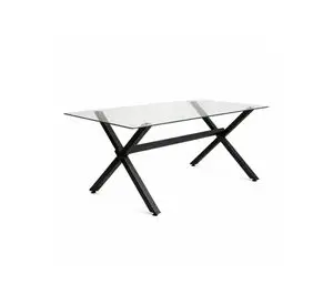 Mesa de Vidrio X Black 140X90