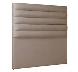 Respaldo Tubular Horizontal Beige Super king
