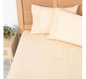 Sabana Broderie Geo King Nude