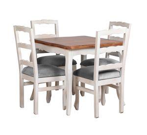 Comedor Normando 100x100 - 4 sillas