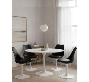 Pack 2 Sillas Tulip Iron Con Pedestal Blanco