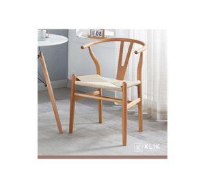 Pack 2 Sillas Wishbone Madera - Natural