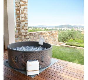 Set 2 Posa Vasos y Apoya Cabezas para Hot Tub Mono