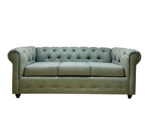 Sofa Chester 200 Gris + M. centro Normando