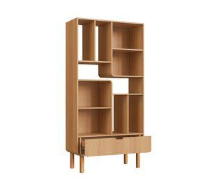 Estante Aura natural 180x90x37.5 cm