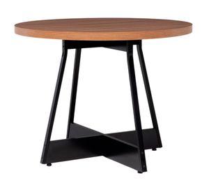 Mesa de comedor 4 personas 76.5x100 cm Capitolio negro canela