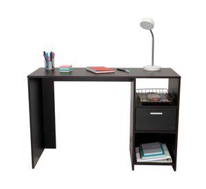 Escritorio recto Omma wengu茅 1 caj贸n