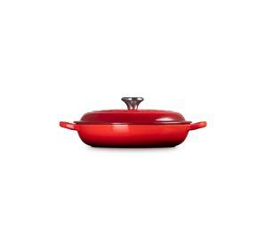 Le Creuset Cacerola Baja 22cm Cereza Hierro