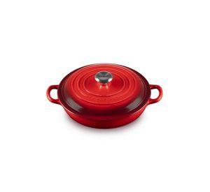 Le Creuset Cacerola Baja 22cm Cereza Hierro