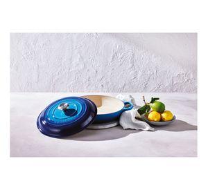Le Creuset Cacerola Baja 30cm Azul Azure Hierro