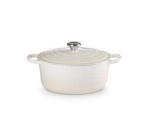 Le Creuset Cocotte Redonda 28cm Meringue Hierro