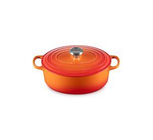 Le Creuset Cocotte Ovalada 27cm Volcánico Hierro