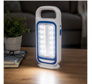 Linterna Luz Led Recargable De Emergencia Azul