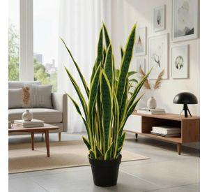 Planta Artificial Lengua de Suegra Sansevieria 75 cm/18 hjs