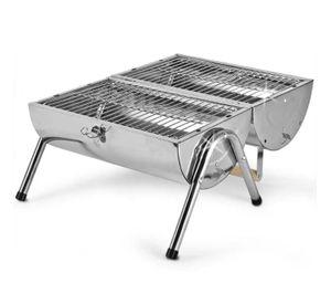 Parrilla portatil cromada