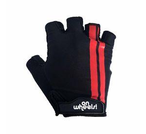 Guante Corto Ow Negro/rojo