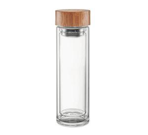 Botella térmica de borosilicato con infusor 500 ml