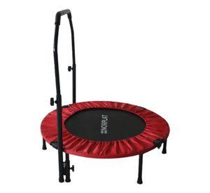 Trampolín Fitness Norplat Plegable 100cm 1m Cama Elastica Rojo