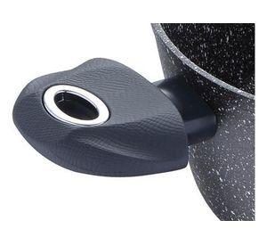 OLLA ARROCERA 24 CM C/TAPA 4 LT ORION- BERGNER COLOR GRIS OSCURO