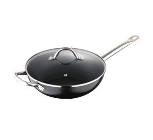 WOK 28X8 CM ALUMINIO PRENSADO PRO CHEF