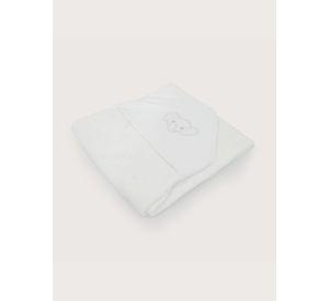 Capa De Baño Con Bordado Blanco Bebé Niño