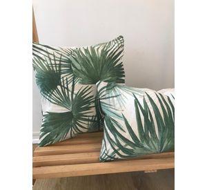 Set de 2 cojines estampados - 45x45cm y 30x50